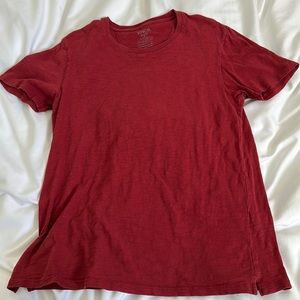 Vince. Red cotton t-shirt